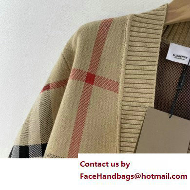BURBERRY CARAGH cardigan Archive Beige 2022 - Click Image to Close