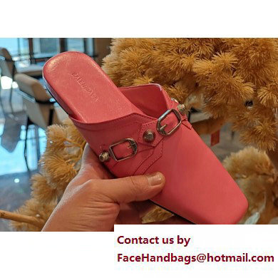 Balenciaga Heel 2.5cm Cosy Cagole Mules Pink 2023
