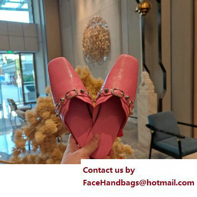 Balenciaga Heel 2.5cm Cosy Cagole Mules Pink 2023
