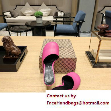 Balenciaga Heel 4.5cm Round toe Mules Pink 2023
