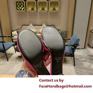 Balenciaga Heel 4.5cm Round toe Mules Pink 2023 - Click Image to Close