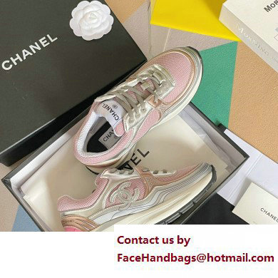 Chanel CC Logo Sneakers Fabric and Laminated G39792 01 2023