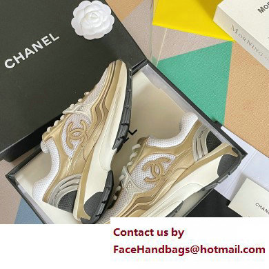 Chanel CC Logo Sneakers Fabric and Laminated G39792 05 2023