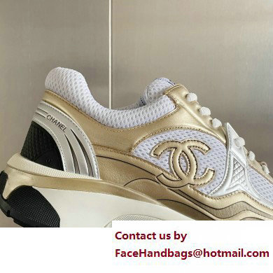 Chanel CC Logo Sneakers Fabric and Laminated G39792 05 2023