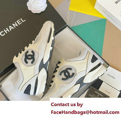Chanel CC Logo Sneakers Fabric and Suede Calfskin G39597 03 2023