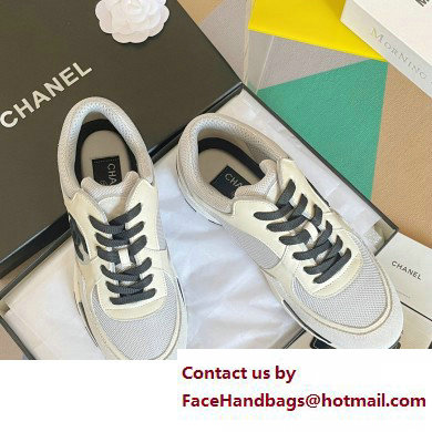 Chanel CC Logo Sneakers Fabric and Suede Calfskin G39597 03 2023