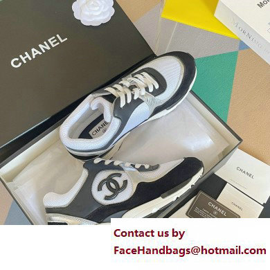Chanel CC Logo Sneakers Fabric and Suede Calfskin G39597 05 2023