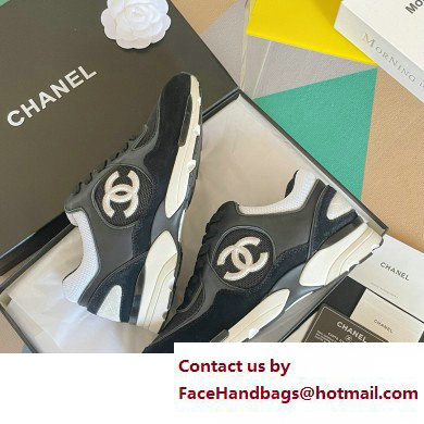 Chanel CC Logo Sneakers Fabric and Suede Calfskin G39597 06 2023