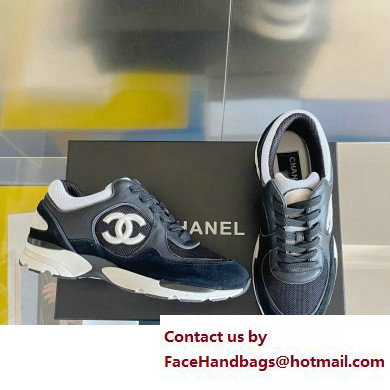 Chanel CC Logo Sneakers Fabric and Suede Calfskin G39597 06 2023
