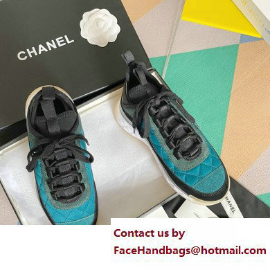 Chanel CC Logo Sneakers Fabric and Suede Calfskin G39982 01 2023