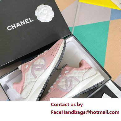 Chanel CC Logo Sneakers Suede Calfskin 05 2023