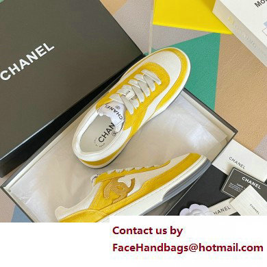 Chanel CC Logo Sneakers Suede Kidskin G39978 01 2023