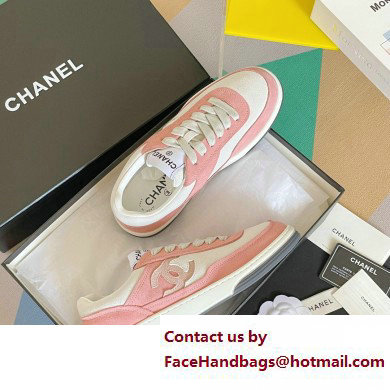 Chanel CC Logo Sneakers Suede Kidskin G39978 03 2023 - Click Image to Close