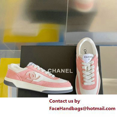 Chanel CC Logo Sneakers Suede Kidskin G39978 03 2023