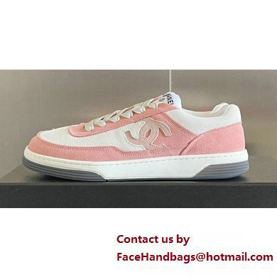 Chanel CC Logo Sneakers Suede Kidskin G39978 03 2023 - Click Image to Close
