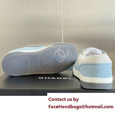 Chanel CC Logo Sneakers Suede Kidskin G39978 04 2023 - Click Image to Close