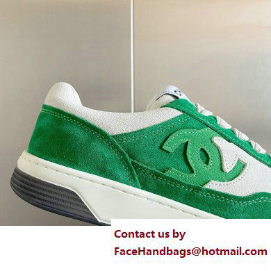 Chanel CC Logo Sneakers Suede Kidskin G39978 05 2023 - Click Image to Close