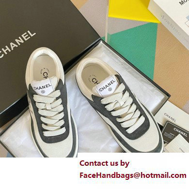 Chanel CC Logo Sneakers Suede Kidskin G39978 06 2023