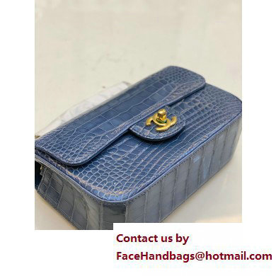 Chanel Classic Flap Small Bag 1116 In Alligator 04 2023