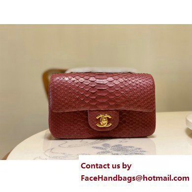 Chanel Classic Flap Small Bag 1116 In Python 08 2023