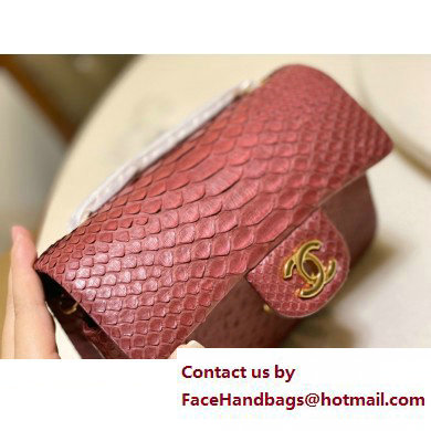 Chanel Classic Flap Small Bag 1116 In Python 08 2023