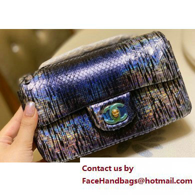 Chanel Classic Flap Small Bag 1116 In Python 15 2023