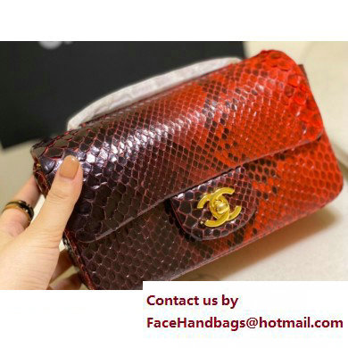 Chanel Classic Flap Small Bag 1116 In Python 22 2023