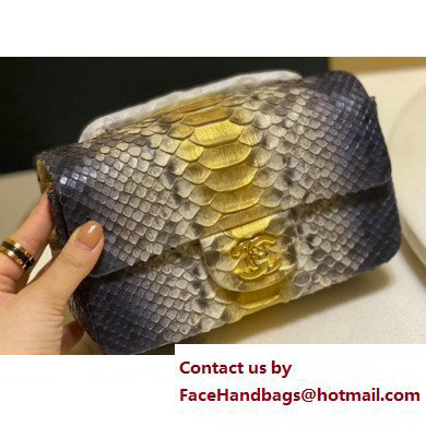 Chanel Classic Flap Small Bag 1116 In Python 23 2023 - Click Image to Close