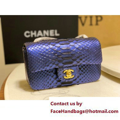 Chanel Classic Flap Small Bag 1116 In Python 25 2023 - Click Image to Close