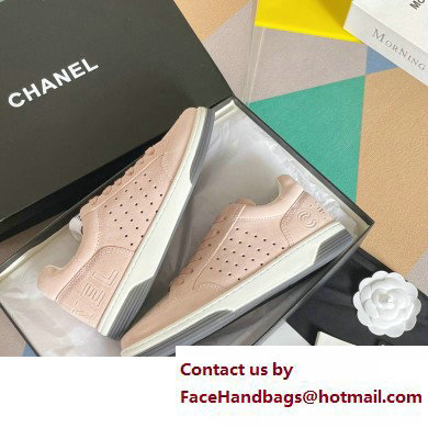 Chanel Logo Sneakers Suede Calfskin 07 2023