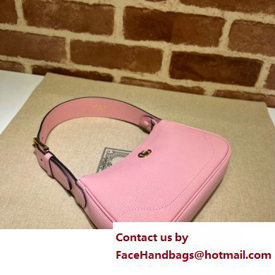 Gucci Aphrodite shoulder bag with Double G 739076 leather Pink