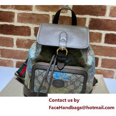 Gucci Backpack bag with Interlocking G 674147 Tiger Print 2023