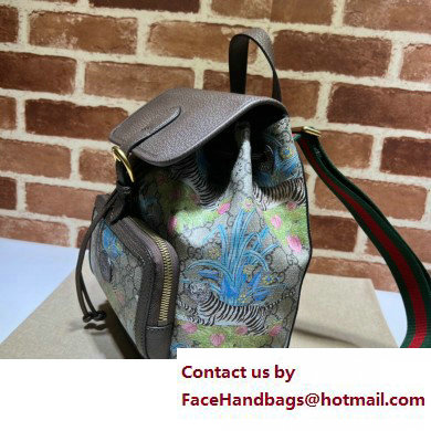 Gucci Backpack bag with Interlocking G 674147 Tiger Print 2023 - Click Image to Close