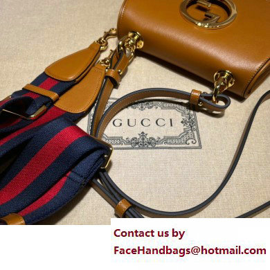Gucci Blondie mini bag 698643 Leather Light Brown