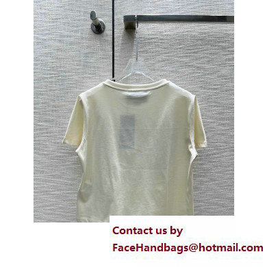 Gucci Cotton T-shirt with Gucci embroidery white 717684 2023