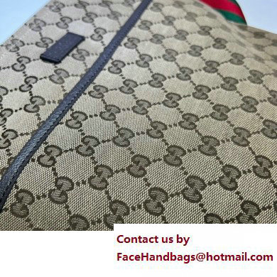 Gucci GG Canvas Messenger Small Bag 189751 Beige