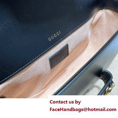 Gucci Horsebit 1955 shoulder bag 735178 Leather Black