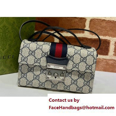Gucci Padlock Mini Shoulder Bag 652683 GG Blue Gucci Padlock Mini Shoulder Bag 652683 GG Blue