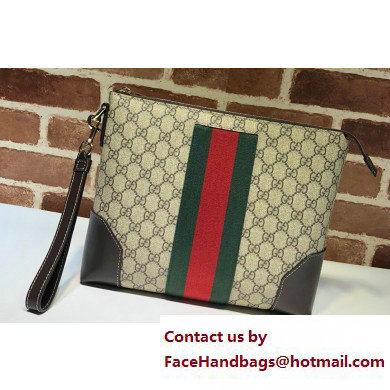 Gucci Web GG Pouch Bag 523603 GG Beige Gucci Web GG Pouch Bag 523603 GG Beige