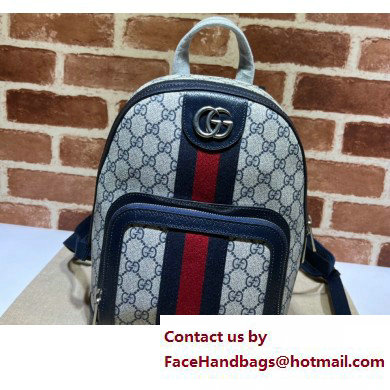 Gucci Web Ophidia GG Small Backpack Bag 547965 GG Blue Gucci Web Ophidia GG Small Backpack Bag 547965 GG Blue