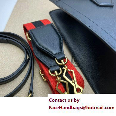Gucci black leather Diana small tote bag 702721 2022