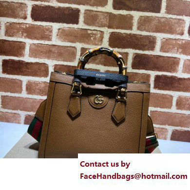 Gucci cuir leather Diana small tote bag 702721 2022