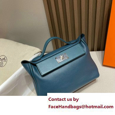 HERMES 24/24 MINI KELLY BAG IN TOGO LEATHER colvert - Click Image to Close
