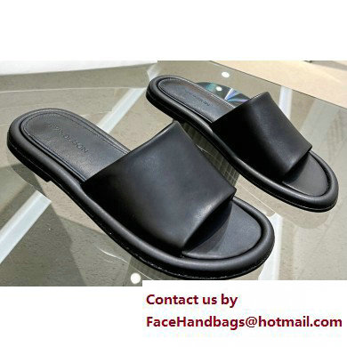 JW Anderson Bumper-tube Leather Slides Black 2023