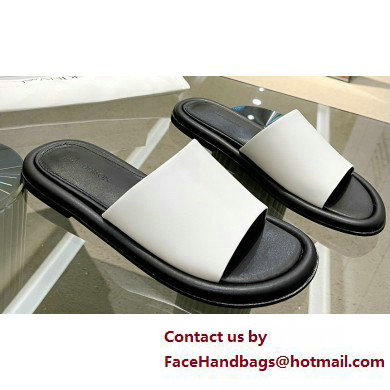 JW Anderson Bumper-tube Leather Slides White 2023 - Click Image to Close