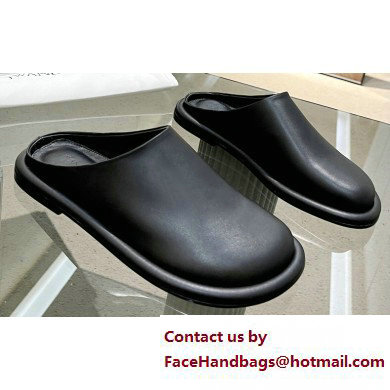 JW Anderson Bumper-tube Leather Slippers Black 2023