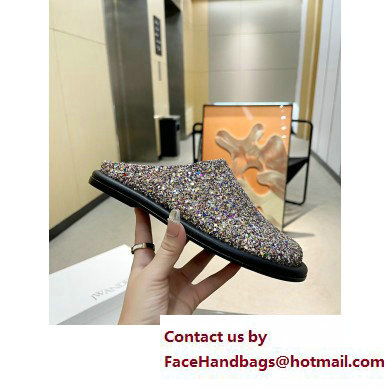 JW Anderson Bumper-tube Leather Slippers Glitter 02 2023