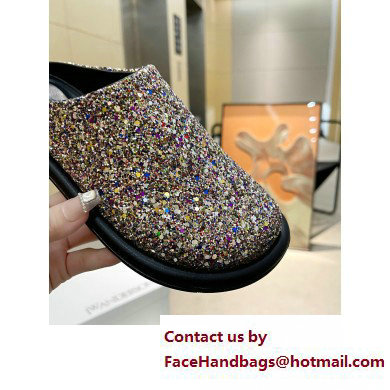JW Anderson Bumper-tube Leather Slippers Glitter 02 2023