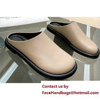 JW Anderson Bumper-tube Leather Slippers Gray 2023 - Click Image to Close