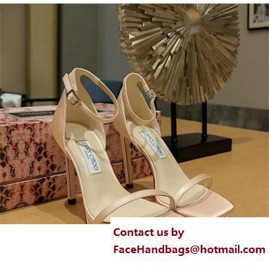 Jimmy Choo Alva 120 satin sandals pink 2023